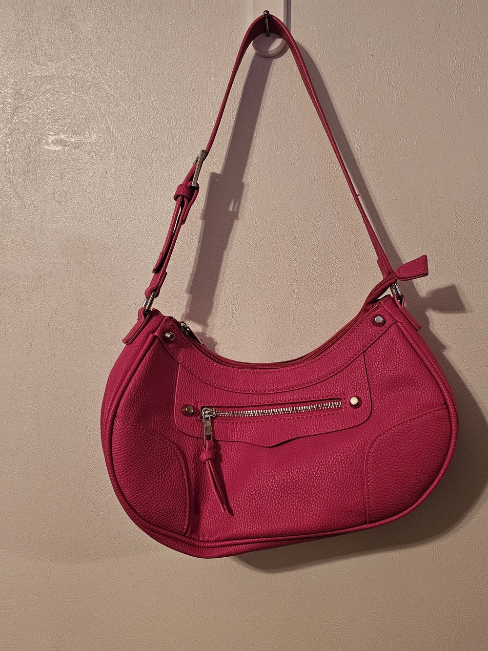 JustFab Brand new Stylish Hot Pink Shoulder Bag